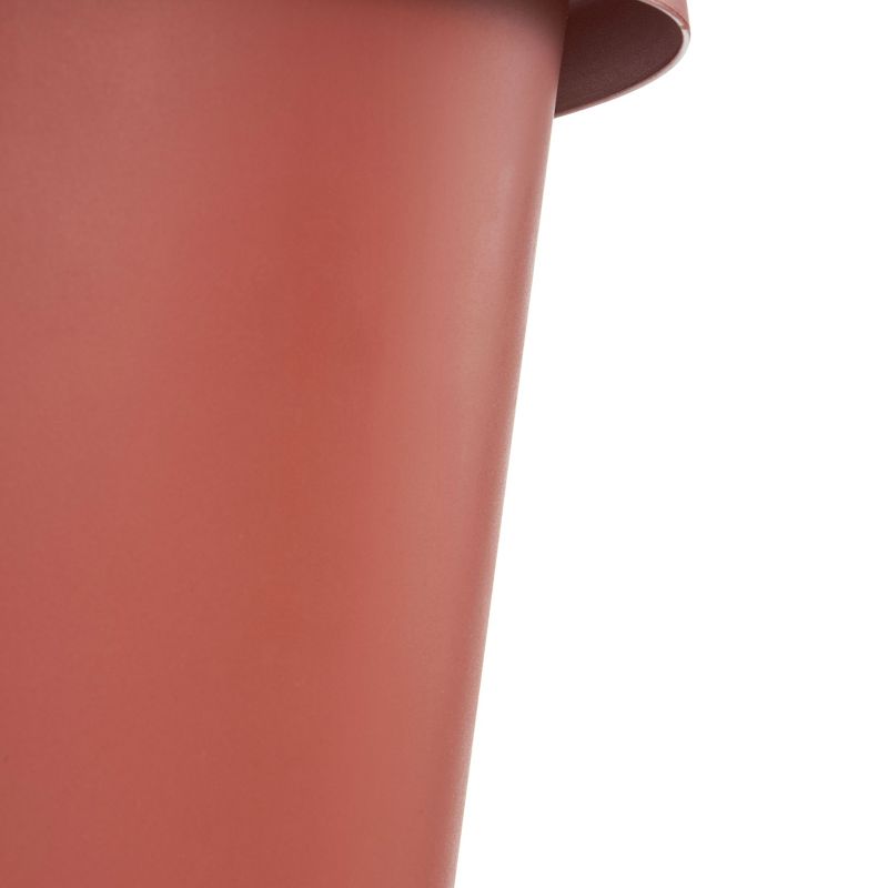 The HC Companies LIA20000E35 20 Inch Indoor/Outdoor Classic Plastic Flower Pot Container Garden Planter with Molded Rim & Drainage Holes, Terra Cotta, 3 of 7