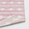 4'x5'6" Scallop Kids' Rug Purple - Pillowfort™: Cotton, Machine Washable, Medium Pile, Kids Bedroom Decor - image 4 of 4