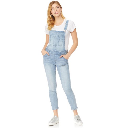 Women's Mid-rise Denim Overalls - Wallflower - Freya Size S : Target