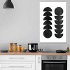 Black Shapes by Whales Way Unframed Wall Canvas - iCanvas - 2 of 3