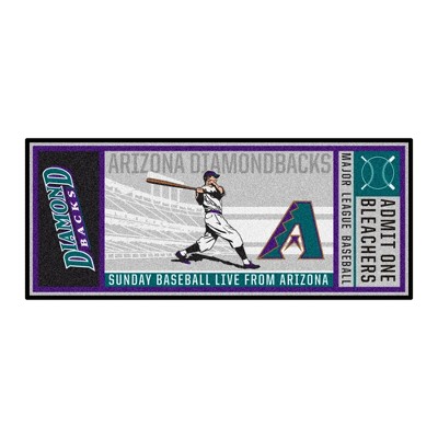 MLB Arizona Diamondbacks 30"x72" Retro Ticket Runner Mat