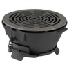 Costway Round Hibachi Grill with 12" Double-Sided Grate Air Regulating Door & Fire Gate - 2 of 4