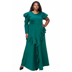 L I V D Women's Vivienne Ruffled Maxi Dress - 1 of 3
