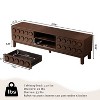 CAVINAS 4 Drawers TV Stand for TVs Up to 75 Inch,Console Table with Cable Management,Modern TV Stand for Bedroom,Living Room - 3 of 4