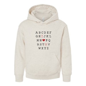 The Juniper Shop Alphabet I Love You Youth Graphic Hoodie - 1 of 3