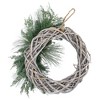 Northlight Frosted Pine Cone and Foliage Artificial Christmas Twig Wreath, 15 Inch, Unlit - 4 of 4