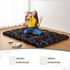 Floral Print Style Japanese Floor Mattress Indoor Living Room Bedroom Furniture, Tatami Mat Portable Floor Bed Roll Up Mattress for Camping Travel - 3 of 4