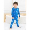 RuggedButts SoftSnooze Toddler Boys Long Sleeve Pajama Set - 3 of 4