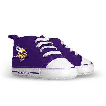 Baby Fanatic Pre-Walkers High-Top Unisex Baby Shoes -  NFL Minnesota Vikings