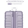 KWPZQEB 6 piece Luggage Set Expandable Suitcase with TSA Lock & Spinner Wheels, ABS Hardside Suitcases with Duffel Bags & Wash Bag, 18/20/24/28INCH - 3 of 4
