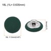 Unique Bargains Suit Dress Blouse Aluminum Fabric Cloth Covered Sewing Buttons 30 Pcs - 2 of 4