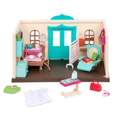 Li'l Woodzeez Doctor Playset with Accessories 35pc - Walk-In Health Clinic