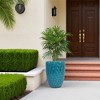 Wooakway 17" Dia Outdoor Indoor Ceramic Planter Pot Decorative Planter with Drainage Hole Patio Flower Pot - 3 of 4