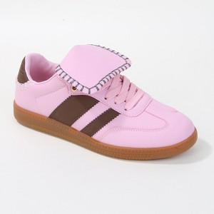 Berness Women's Luella2 Colorblock Stripe Sneakers with Oversized Tongue - 1 of 4