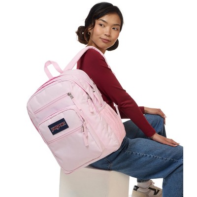 Рюкзаки JanSport Big Student 17" Backpack Fits up to 15" Laptop Water Resistant - Pink — фото 4