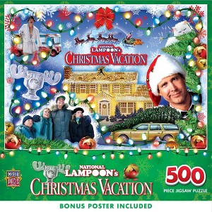 MasterPieces 500 Piece Jigsaw Puzzle - Christmas Vacation - 15"x21" - 1 of 4