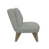 NicBex Polyester Accent Chair,Upholstered Living Room Chairs with Mid-Height Backrest,Modern Armless Chair,Accent Chairs for Living Room - 4 of 4