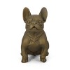 Gulches DOG GARDEN SCULPTURE, Outdoor French Bulldog Garden Statue, Rustic Gold, No Assembly Required - 4 of 4
