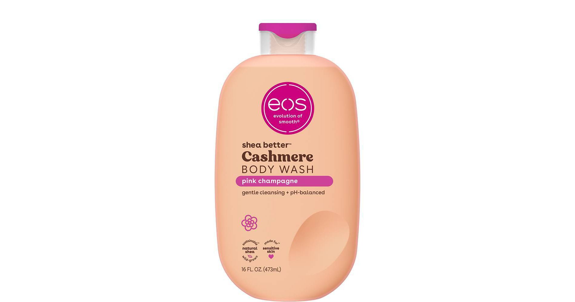eos Shea Better Cashmere Body Wash - Pink Champagne - 16 fl oz