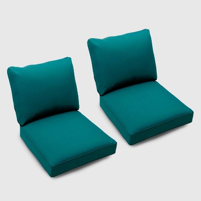 Bar Harbor 2pk Club Chair Cushions Turquoise - Threshold™