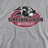 Virginia Union University Official Distressed Primary Logo Adult Pull-Over Hoodie - 2 of 4