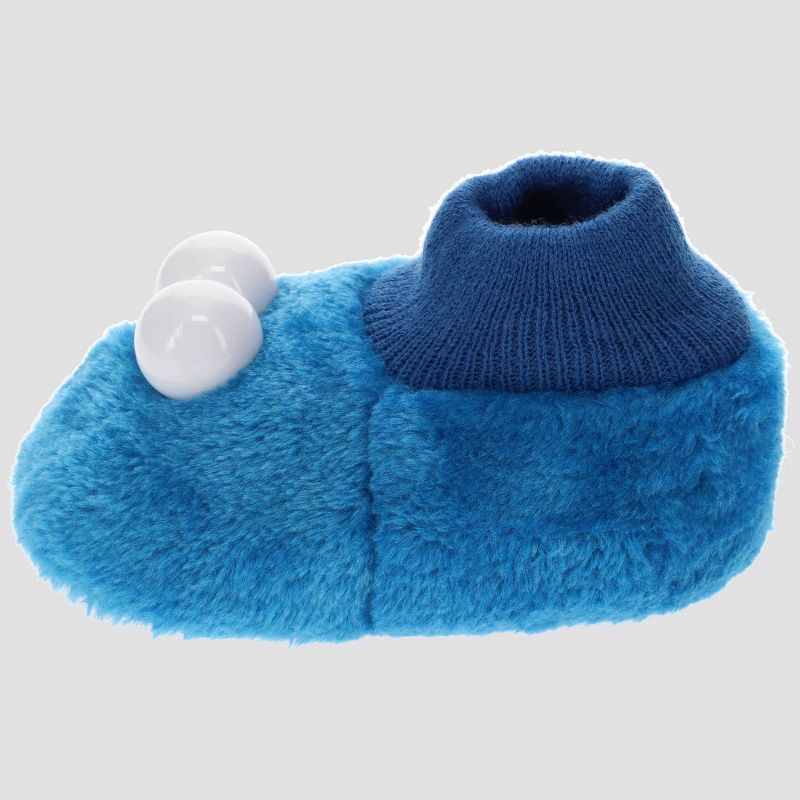Toddler Sesame Street Cookie Monster Sock Slippers - Blue, 2 of 4