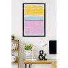 Trends International Reinders: Abstract - Colorful Squares in Pink and Yellow Framed Wall Poster Prints - 2 of 4