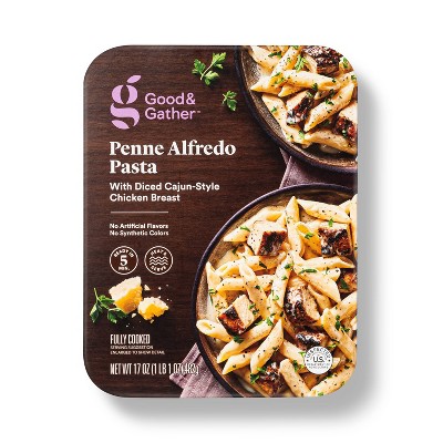 Penne Alfredo Pasta with Cajun Chicken - 17oz - Good &#38; Gather&#8482;