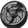 Kool Zone 12in Circulator Stand Fan in Black - 2 of 4