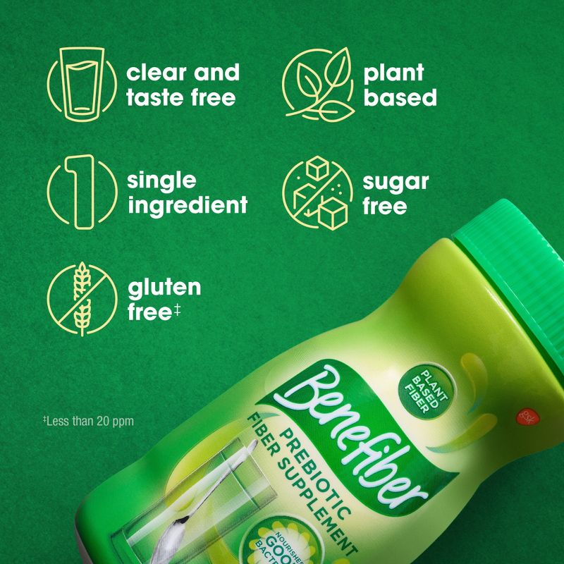 Benefiber Prebiotic Sugar-Free Fiber Supplement Powder Drink Mix, 5 of 10