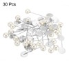 Unique Bargains Decorative DIY Women's Clothing Dress Round Sewing Brooch Pins 30 Pcs - 3 of 4