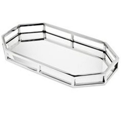 Jiallo  Mirror Octagonal Stainless Steel Tray Dinning Table