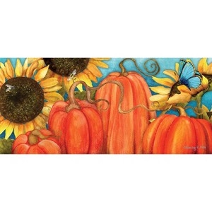 Evergreen Pumpkin Sassafras Switch Puzzle Mat 11.5 x 10 inches Indoor and Outdoor Decor - 1 of 4