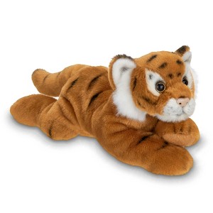 Bearington Lil' Saber Small Plush Stuffed Animal Tiger with Soft Faux-Fur, 9 inches - 1 of 4