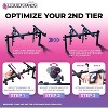 Liquid Stands 2nd Tier Keyboard Stand Attachment with Straps - Arms Only - Double Stand Extender for Square Tube Z Style Stands - 3 of 4