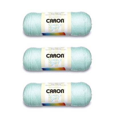 Caron Simply Soft Chartreuse Yarn - 3 Pack of 170g/6oz - Acrylic - 4 Medium  (Worsted) - 315 Yards - Knitting/Crochet