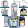 PAVILIA Toiletry Bag Travel Women Men, Hanging Water Resistant Makeup Accessories Cosmetic Organizer Large Essential Kit - 2 of 4