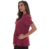 Just Love Solid Scrub Top for Women with Pockets and V-Neck - Comfortable and Professional Medical Uniform - 2 of 3