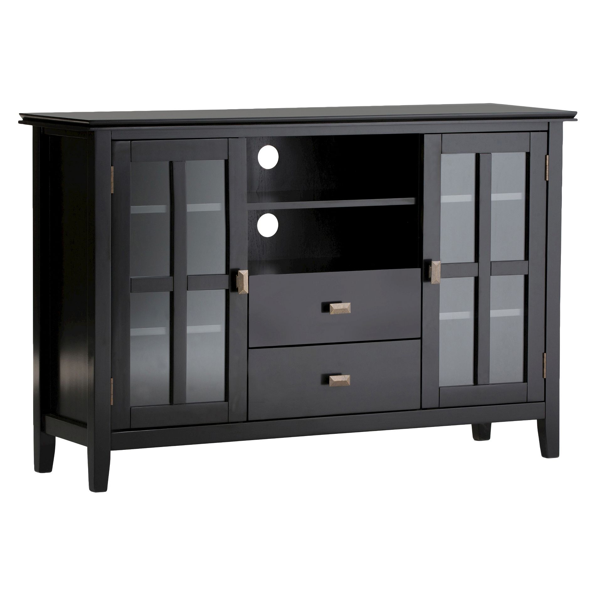 Stratford Solid Wood Tall TV Stand for TVs up to - WyndenHall