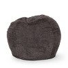 Airsurfer Large Charcoal Gray Bean Bag Chair Cozy Relaxation Bean Bag Chair Comfort Seating for Living Room Chill - 3 of 4