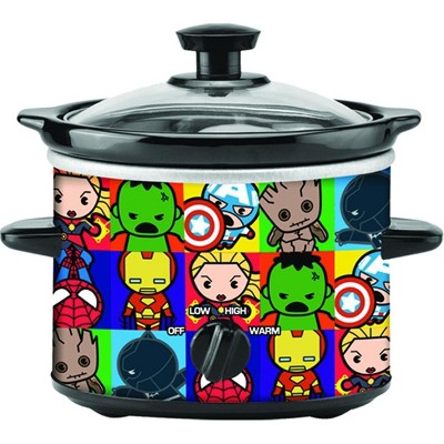 Uncanny Brands Marvel Avengers Kawaii 2 Quart Slow Cooker