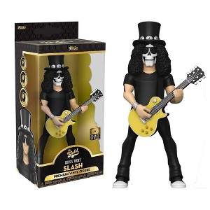 Funko GnR Guns N Roses Funko Gold 5 Inch Vinyl Figure | Slash CHASE - 1 of 4