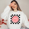 Simply Sage Market S.W.Smiley Valentines Pink Smiley Sweatshirt - 2 of 3