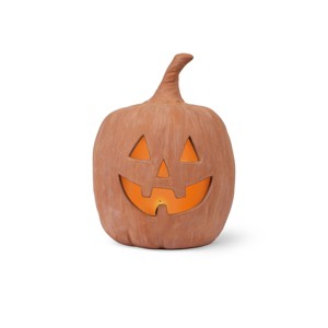 Terracotta Pumpkin LED Orange - Bullseye's Playground™ - 1 of 3