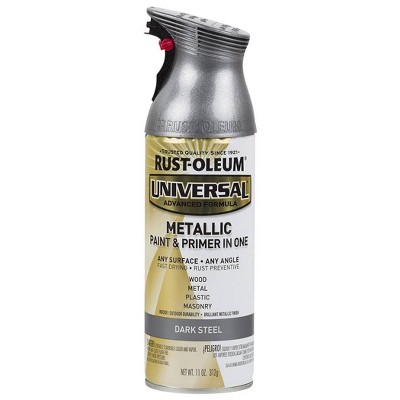 Rust-Oleum 11oz Universal Metallic Spray Paint Dark Steel