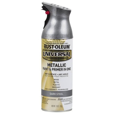 Rust-Oleum 11oz Universal Metallic Spray Paint Dark Steel