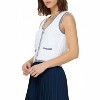 Women's Button Down Sleeveless Vest - current air - 3 of 4