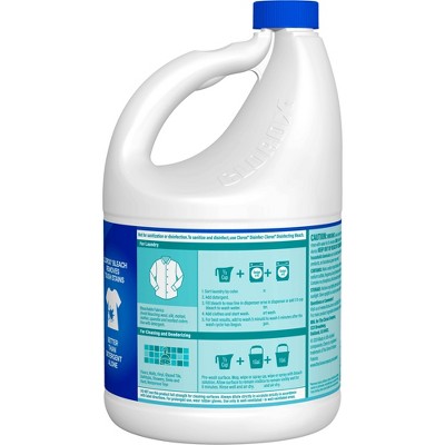 Clorox Splash-Less Liquid Bleach - Clean Linen - 117oz - Thumbnail 5