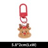 Unique Bargains Christmas Keychain Lobster Clasp Alloy Resin 2.28"x0.79" 1 Pc - 2 of 3