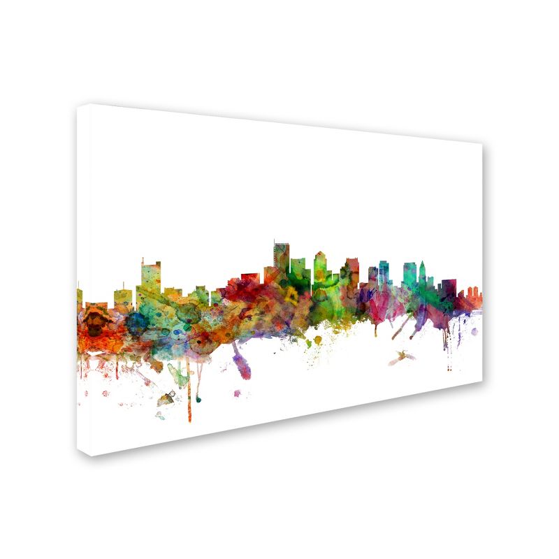 Trademark Fine Art -Michael Tompsett 'Boston Massachusetts Skyline' Canvas Art, 1 of 4